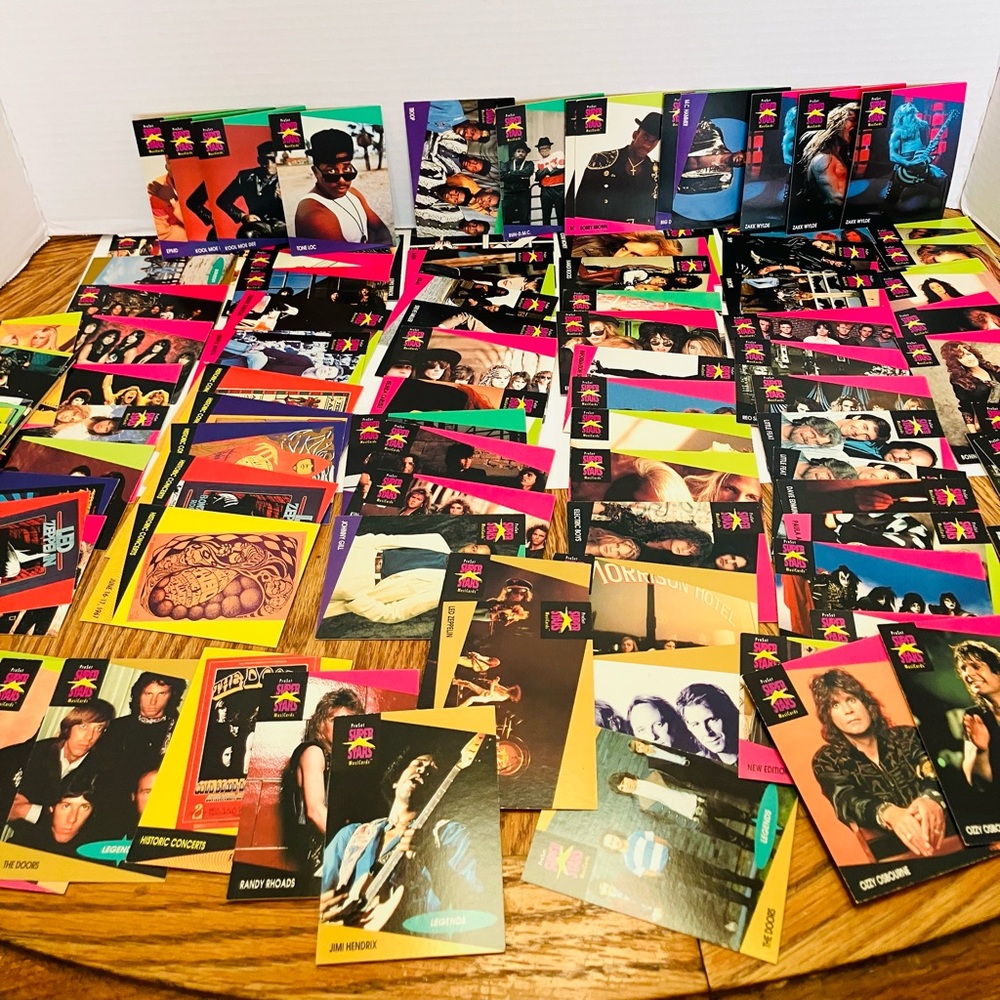 ProSet 1990’s Musicards Lot(100+) Classic Rock Rap Country Ozzy Madonna & More